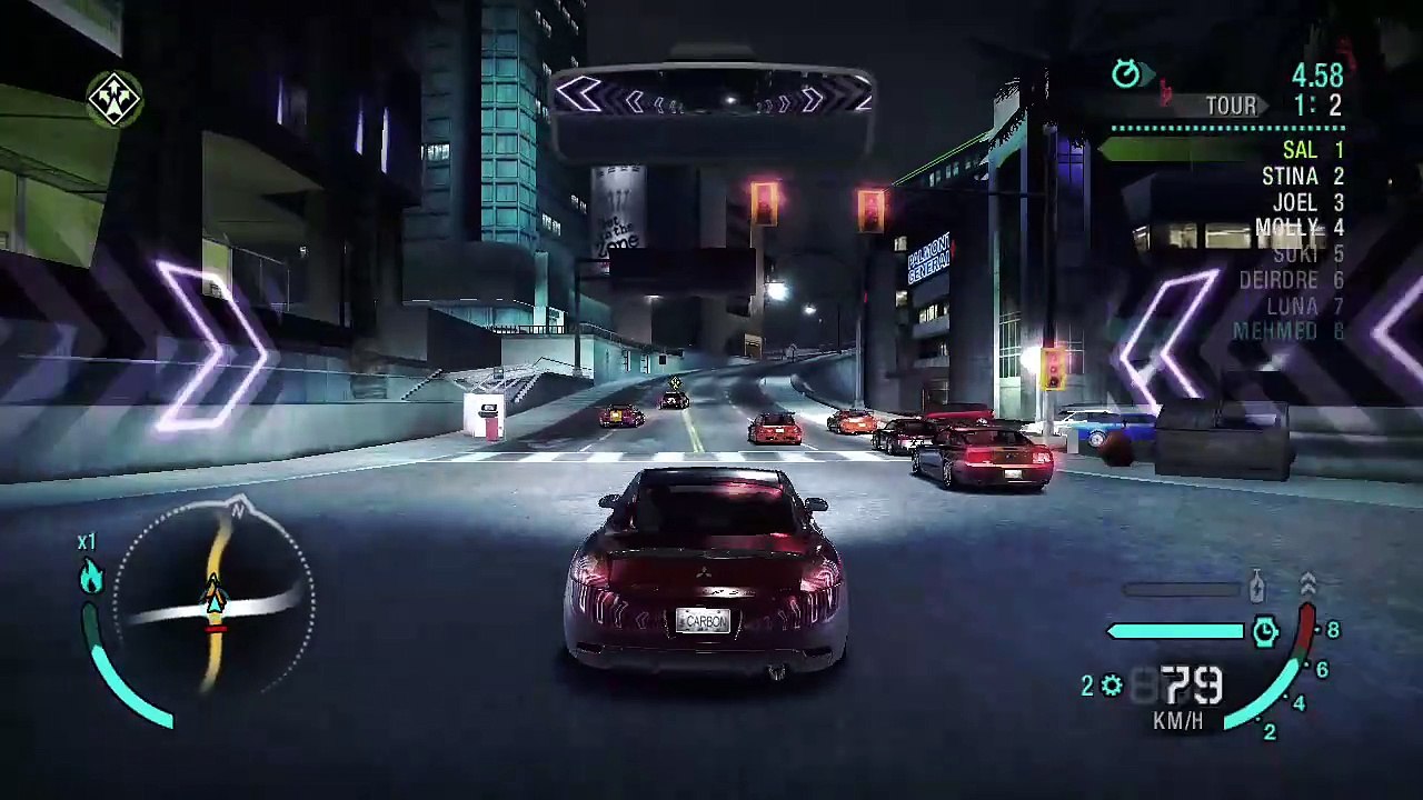 Need for Speed Carbon online multiplayer - ps3