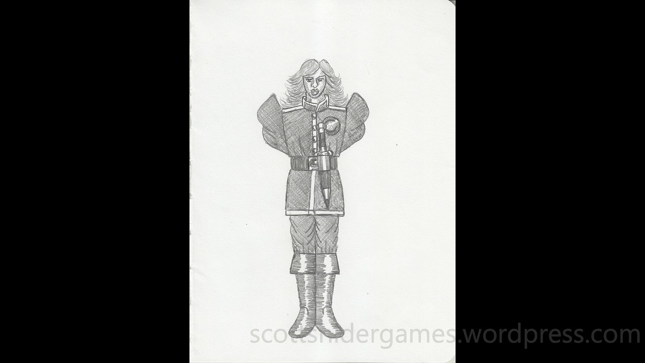 Soldier Pencil Sketch Video #496 (11-06-2024)