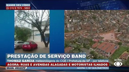 Temporal em SP: Corpo de Bombeiros faz buscas em Carapicuíba