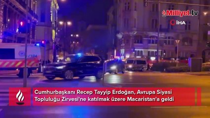 Cumhurbaşkanı Erdoğan, Macaristan'a geldi