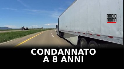 Uccisa sul Gra a Roma, camionista condannato a 8 anni