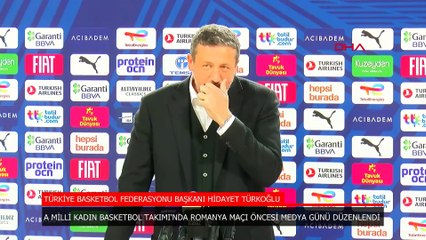 A Milli Kadın Basketbol Takımı'nda Romanya maçı öncesi medya günü düzenlendi