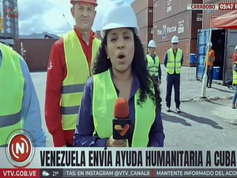 Venezuela envió más de 300 toneladas de ayuda humanitaria al pueblo de Cuba