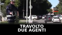 Investono due vigili e provocano incidente, caccia a due donne rom