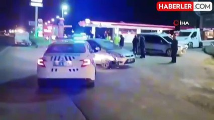Polis Kontrol Noktasından Kaçan Otomobil Kaza Yaptı