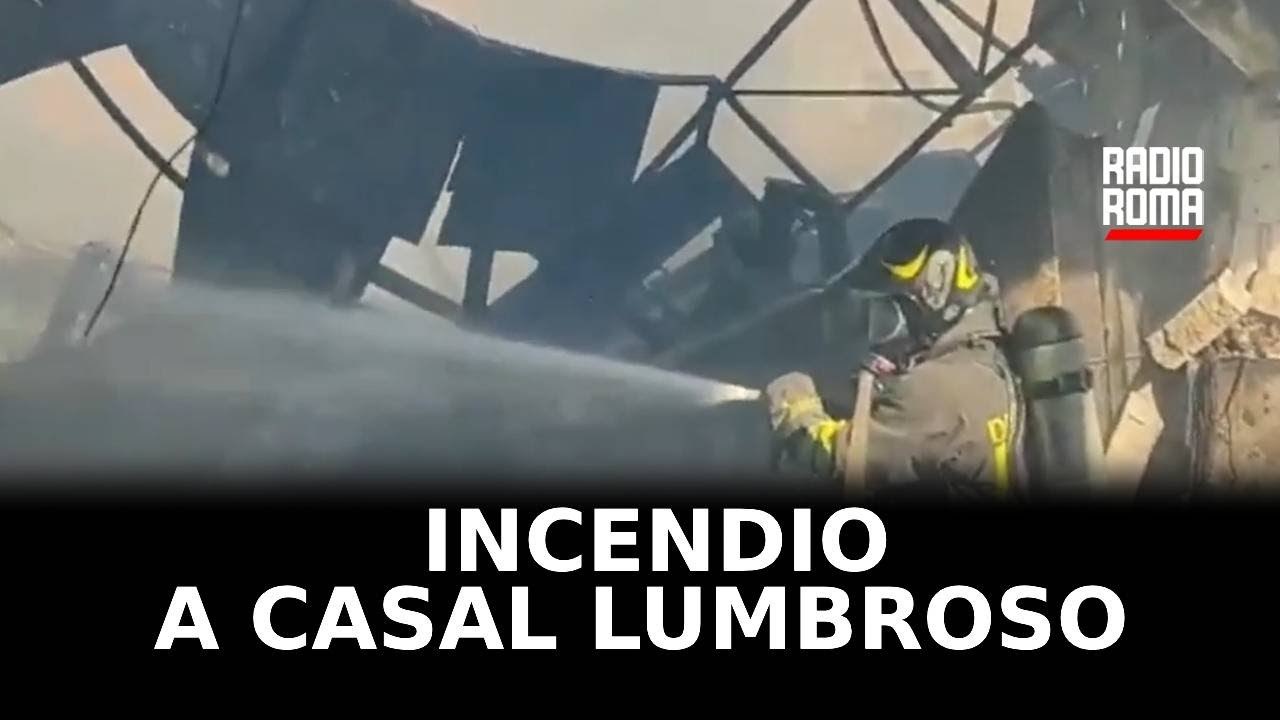 Incendio a Casal Lumbroso, l’allerta della Protezione Civile