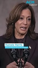 'We will engage in a peaceful transfer of power': Kamala Harris concedes 2024 US election to Donald Trump