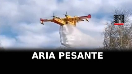 Incendio a Ponte Mammolo, aria pesante a Roma