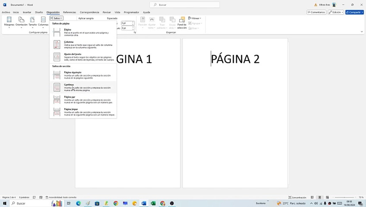 📄✍ Cómo HACER un PIE de PÁGINA en una SOLA HOJA en WORD FÁCIL y RÁPIDO