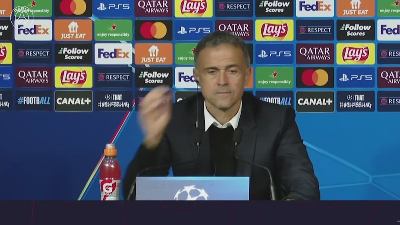 Rueda de prensa de Luis Enrique tras la derrota ante el Atlético