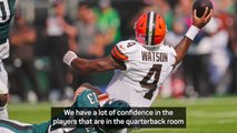 Browns GM won't offer long-term commitment to DeShaun Watson