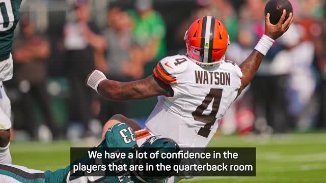 Browns GM won't offer long-term commitment to DeShaun Watson