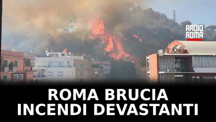 Roma brucia, fiamme a Monte Mario e Ponte Mammolo: è allarme diossine