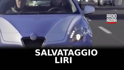 Carabiniere e poliziotto salvano anziano caduto nel Liri