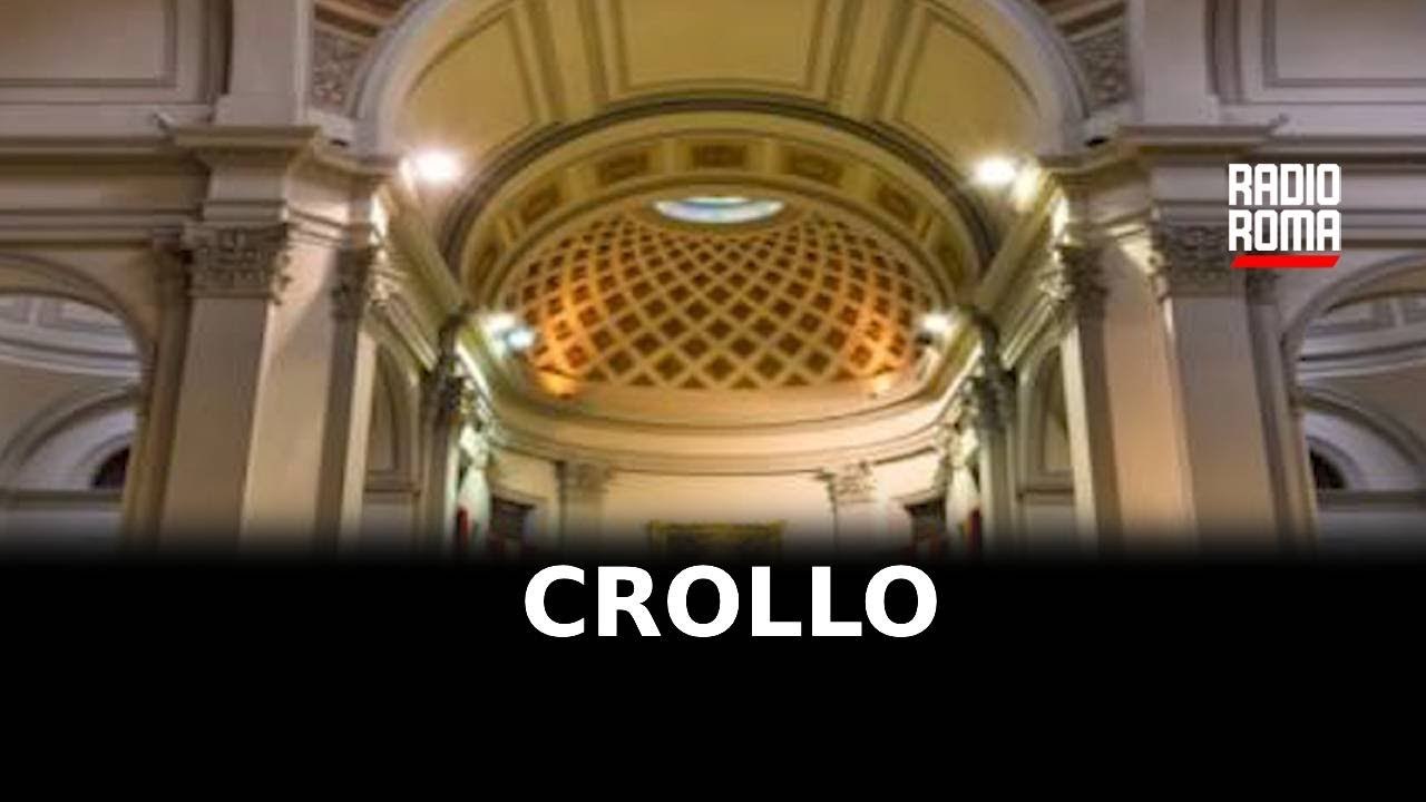 Viterbo, crollo al santuario di Santa Rosa