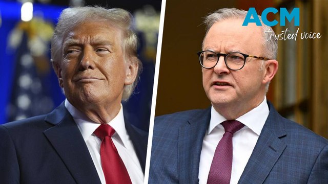 Anthony Albanese congratulates president-elect Donald Trump after election win
