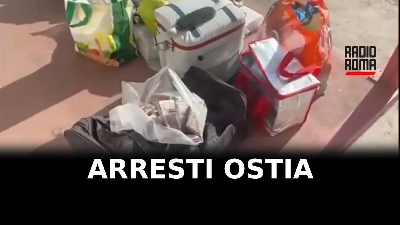 Video Tre pusher in manette e sgomberata tendopoli a Ostia
