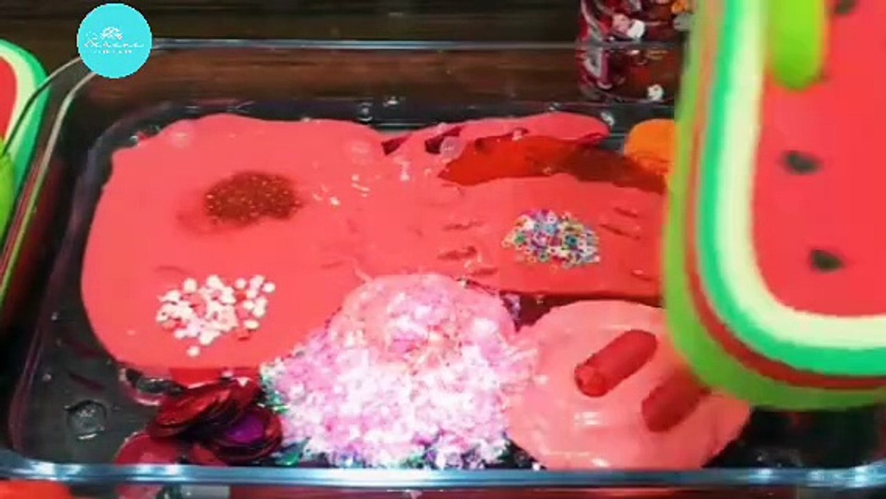 Watermelon 🍉 ASMR Slime | Super Satisfying Glitter & Shimmer Mix