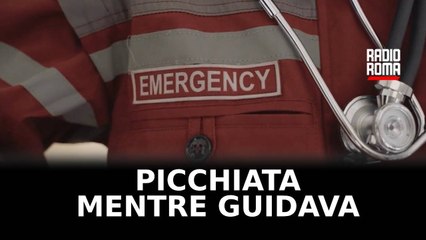 Picchiata dal compagno mentre guida a Castel Romano