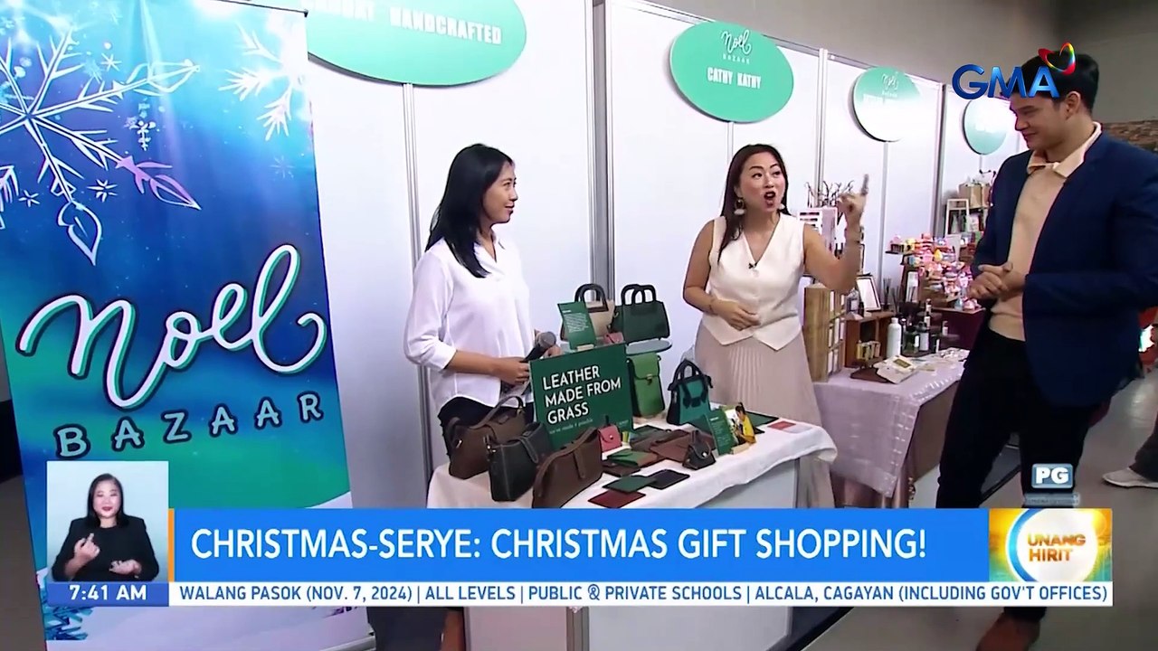 UH CHRISTMAS-SERYE: CHRISTMAS GIFT SHOPPING 48 days na lang, Pasko na! | Unang Hirit