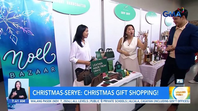 UH CHRISTMAS-SERYE: CHRISTMAS GIFT SHOPPING 48 days na lang, Pasko na! | Unang Hirit