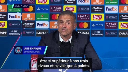 PSG - Luis Enrique : "C'est une journée de merde"