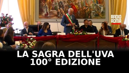 AL VIA LA 100° EDIZIONE DE "LA SAGRA DELL' UVA" A MARINO
