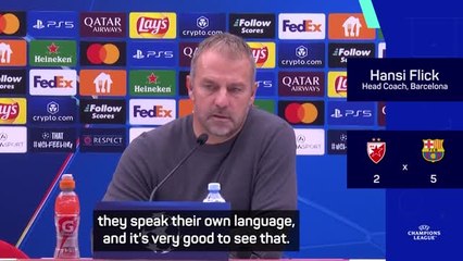 Flick heaps praise on rampant Barcelona