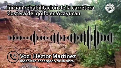 Inician rehabilitación de la carretera Costera del golfo en Acayucan