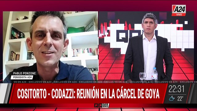 🔴EXCLUSIVO DE A24 | COSITORTO Y CODAZZI JUNTOS EN LA CÁRCEL DE GOYA
