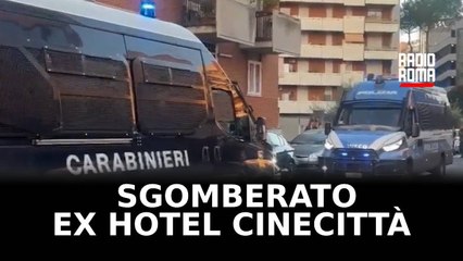 Sgomberato ex hotel Cinecittà, trovata droga