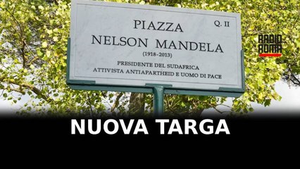 A Roma una piazza per Nelson Mandela