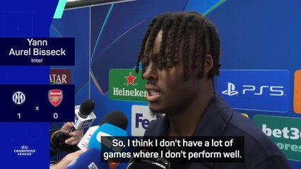 Inter star Bisseck silences critics in Arsenal win