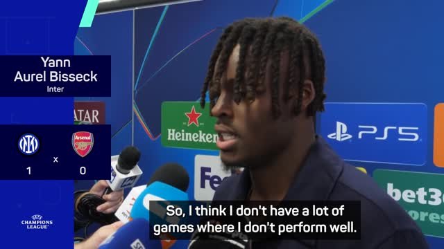 Inter star Bisseck silences critics in Arsenal win