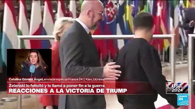 Informe desde Kiev: Zelenski llama a la calma a los ucranianos ante victoria de Trump