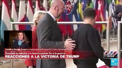 Informe desde Kiev: Zelenski llama a la calma a los ucranianos ante victoria de Trump