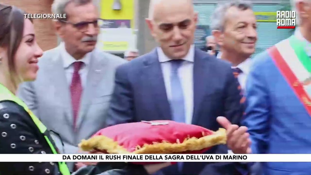 Da domani rush finale per la Sagra dell'uva di Marino