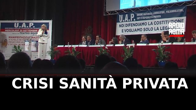 Roma, gli operatori della sanità privata chiedono attenzione