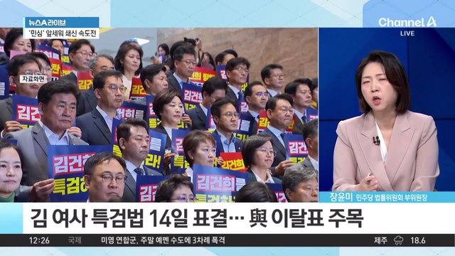 김 여사 특검법, 14일 야당 단독 처리 전망