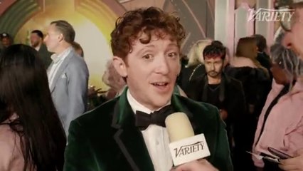 Ethan Slater on the 'Wicked' Red Carpet