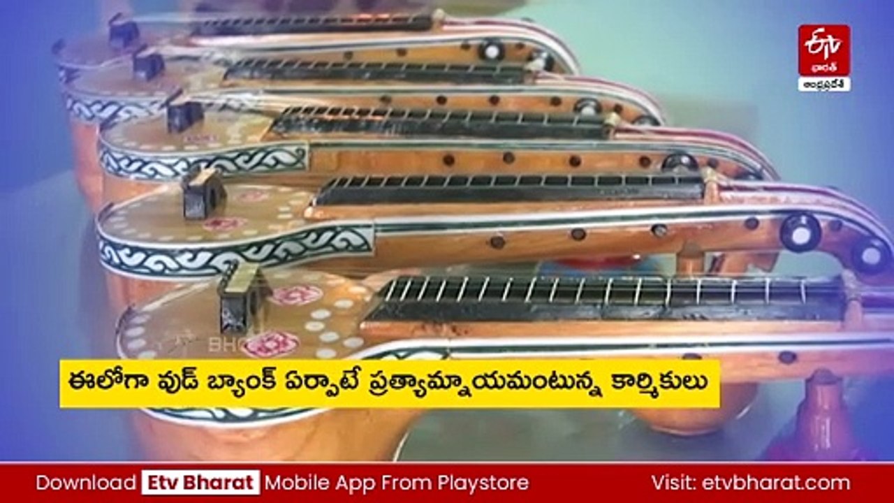 బొబ్బిలి వీణల తయారీని వేధిస్తున్న పనస కలప కొరత
