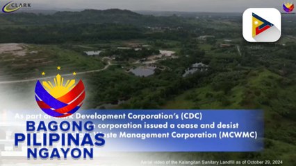 Operasyon ng Kalangitan Sanitary Landfill, ititigil na