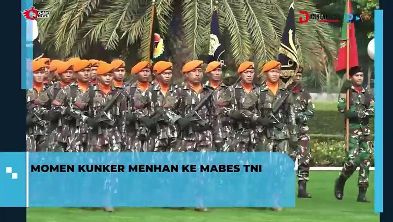 Kunjungan Kerja Menhan ke Mabes TNI, Bahas Penguatan Pertahanan Negara