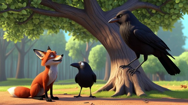 Karga ve Tilki | Çocuk Şarkısı, tilki şarkısı, Karga Şarkısı, Sevimli Hayvan Dostlar,çocuk video müzikleri, çocuk video şarkıları