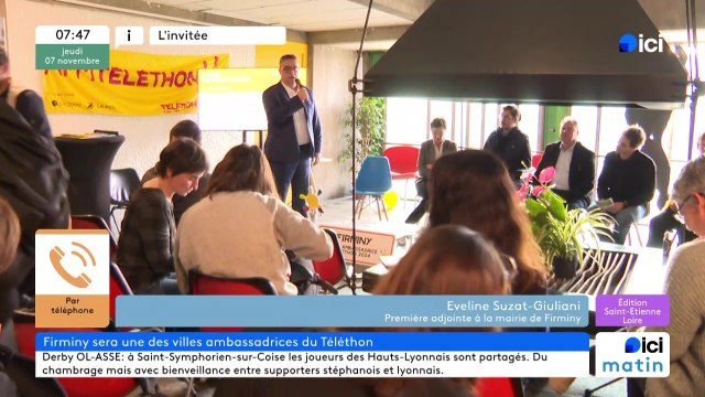 Firminy, ville ambassadrice du Téléthon 2024 : l'adjointe au maire Eveline Suzat Giuliani