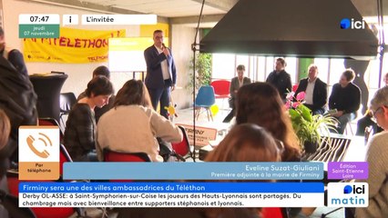 Firminy, ville ambassadrice du Téléthon 2024 : l'adjointe au maire Eveline Suzat Giuliani