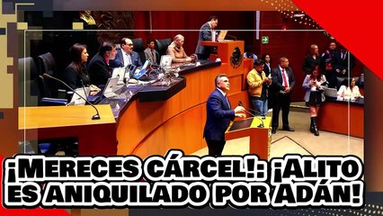 ¡Mereces cárcel! ¡Alito es aniquilado por Adán Augusto por atacar la supremacía constitucional!