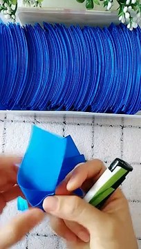 How to Make a Beautiful Rose Flower with Ribbon Strips – Easy DIY Tutorial