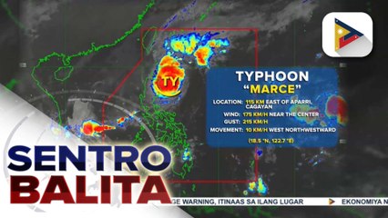 Bagyong #MarcePH, lumakas pa habang papalapit sa northeastern Cagayan; panibagong sirkulasyon sa labas ng PAR, binabantayan