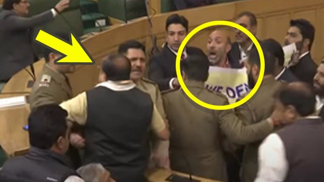 Jammu Kashmir Assmebly MLA Fight Video After Removal Of Article 370, Public Funny Reaction